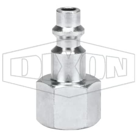 Dixon DF Series Industrial Female Quick Disconnect Pneumatic Plug, 3/8-19 Nominal, Quick Disconnect Plug x D2BF3