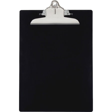 Saunders Mfg Saunders Recycled Plastic Clipboard with Antimicrobial Protection, 8-1/2" x 12", Black 21603