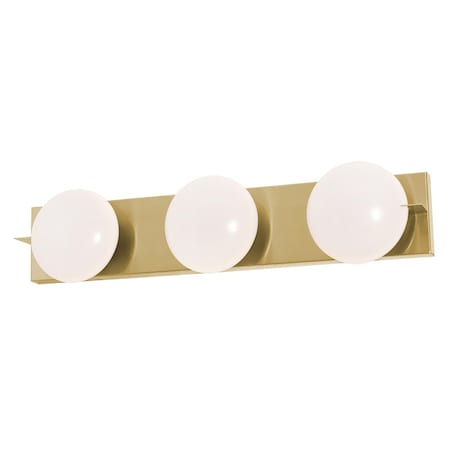 Afx Gates, 24'' LED Vanity Light, Satin Brass GATV2406LAJD1SB
