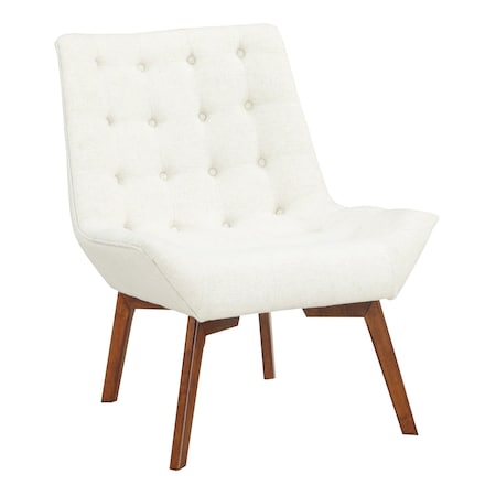 Osp Home Furnishings Shelly Tufted Chair, Linen SHE-L32