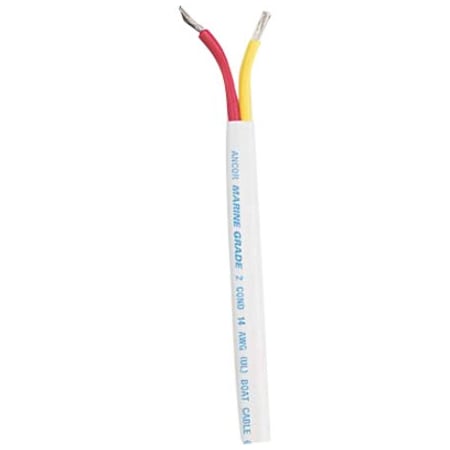 Ancor Primary Wire, Marine, 16 AWG, 2C C, White, Vinyl, Stranded, 600V, 100 ft. 124710