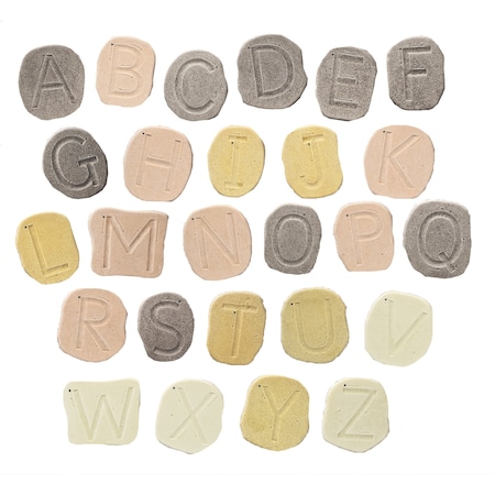 Yellow Door Feels-Write Uppercase Letter Stones YD1062US