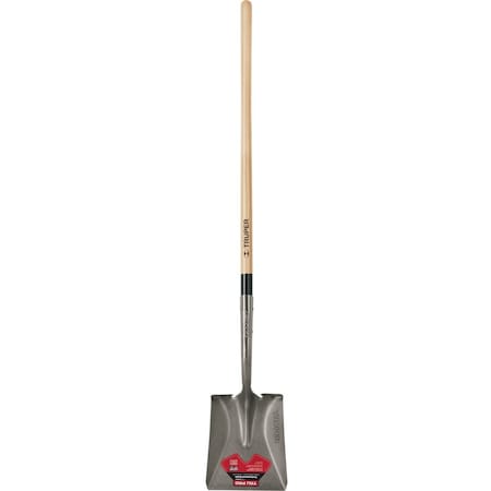 Truper Tru Pro 48'' Wood Handle Square Point Shovel PCL-RBA-SP