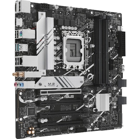 Asus Prime PRIME B760M-A AX Desktop Motherboard - Intel B760 Chipset - Socket LGA-1700 - Micro ATX PRIMEB760MAAX