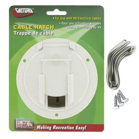 Baystate Valterra  Medium Round Cable Hatch, White - Carded V46-A102137VP