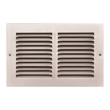 Truaire 10 in. x 6 in. White Stamped Return Air Grille 170 10X06