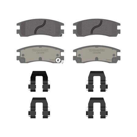 Wagner Brake OEX Rear Disc Brake Pad Set Premium Ceramic,  OEX698