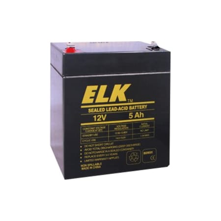 Elk Products 12V 5 0AH Battery 1250