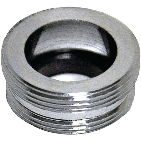 Danco Aerator Adapter, 556427 x 131627 in, Male, Brass, Chrome Plated 10508