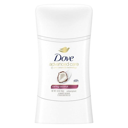 Dove Advanced Care Caring Coconut Antiperspirant Deodorant Stick, 1.6 Ounce, 12PK 64365768