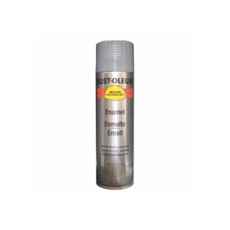 Rust-Oleum High Performance V2100 System Enamel Aerosol, 15 oz Can, Dark Machinery Gray, Gloss, 6PK 647-V2187838
