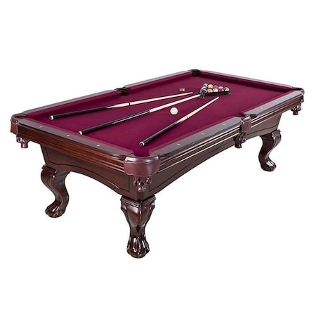 Carmelli NG2527 8 ft. Augusta Non Slate Pool Table, Mahogany BG2527