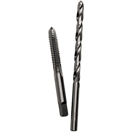 Century Drill & Tool 1/4-20 National Coarse Carbon Steel Tap-Plug and No, 7 Wire Gauge Drill Bit 95403