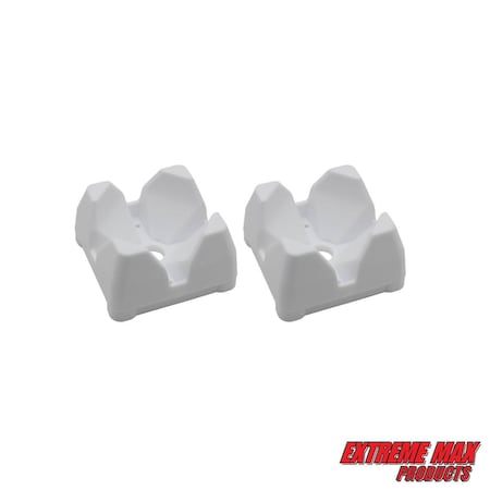 Extreme Max 3005.5008 Downrigger Weight Holder - 2-Pack, White 3005.5008