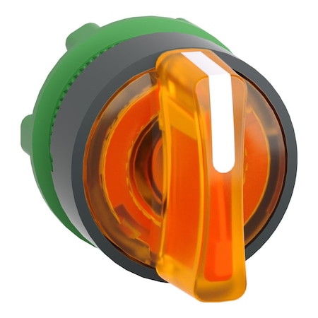 Schneider Electric Illum Selector Switch, 3 Pos, 22mm, Yellow ZB5AK1553