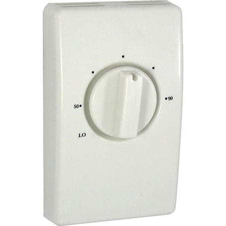 Tpi TPI S2022 Single-Pole Thermostat, Ivory, For Baseboard Heaters S2022