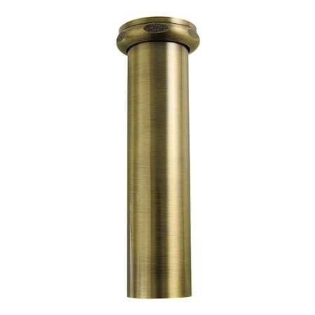 Kingston Brass 1-1/2" x 6-1/2" Brass Slip Joint Tailpiece Extension Tube, Antique Brass EVT6123K