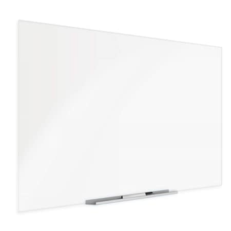 Fab Glass And Mirror Eased Corners - Glass Dry Erase Board - Frameless Glass Board for Wall - Surface White 48in x72in GBZ48x72-SB601