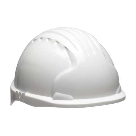 Jsp Evolution Deluxe 6151 Short Brim Hard Hat w/HDPE Shell, 6-Point Polyester Suspension and Wheel Ratch 280-EV6151S-10