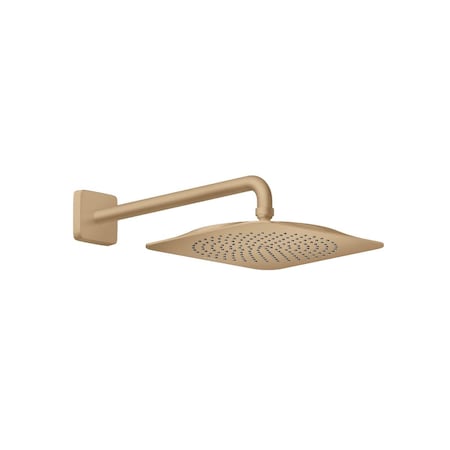 Axor Citterio C Showerhead 270 1- Jet with Showerarm Trim, 2.5 GPM in Brushed Bronze 28791141