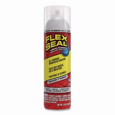 Flex Seal Liquid Rubber Sealant Coating Spray, 14 oz Spray, Clear FSCL20