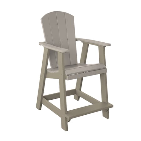 Polybird BALCONY CHAIR "COUNTER HEIGHT".       SAND AND WEATHERWOOD POLYBIRD P4-C