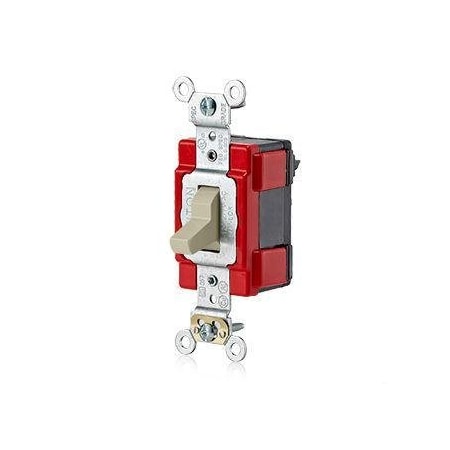 Leviton Lev-Lok Toggle 1P 20A Illum Ivory M1221-LHI