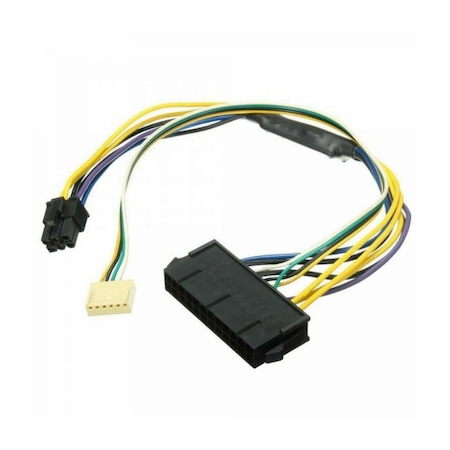 Sanoxy 11.8in 24P to 6P Power Supply Adapter Cable Compatible with HP Elite 8100 8200 8300 800G1 SANOXY-CABLE12