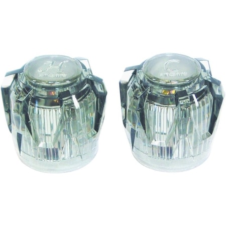 Us Hardware Faucet Handle, Acrylic, For: Mobile Home Faucets P-045SC