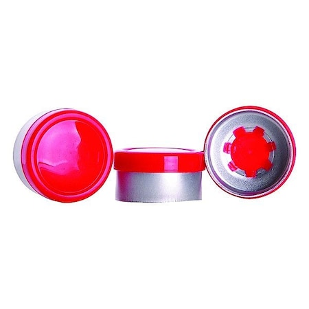 Wheaton Lab Bottle Caps, Silver, 13 mm Dia, PK1000 W224202