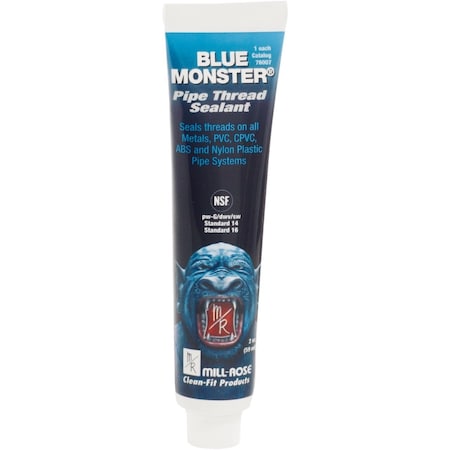 Blue Monster 2 Oz. Blue Industrial Grade Pipe Thread Compound 76007