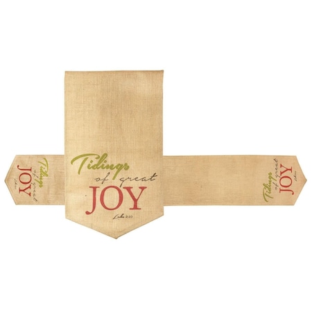 Dicksons TBL RUNR TIDINGS.JOY CTN CANVAS 12'X72' CHTR-6