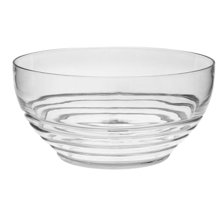Homeroots 10" Clear Acrylic Round Salad Bowl 520893
