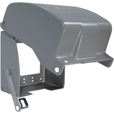 Southwire 31-In-1 Dual Gang Gray Metallic While In-Use Extra-Duty Rated Multi-Use Cover WCIU2M-UPC