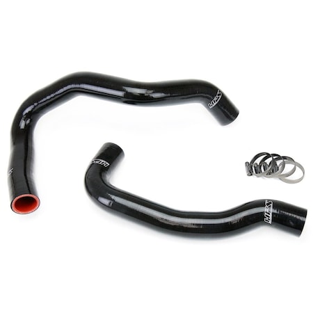 Hps Performance High Temp Reinforced Silicone Radiator Coolant Hose Kit, Black, 57-1044-BLK