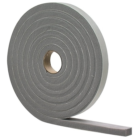 M-D Building Products 0 Foam Tape, 12 in W, 10 ft L, 38 in Thick, PVC, Gray 2295