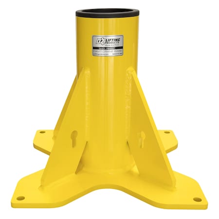 Oz Lifting Products Mounting Base, 2,500 lb Capacity, Silver OZPED4