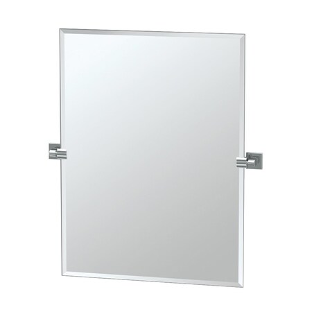 Gatco Elevate 31.5" Frameless Rectangle Mirror, Chrome 4059S