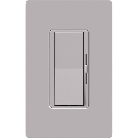 Lutron Diva Gray 150 W 3-Way Dimmer Switch DVCL-153PH-GR