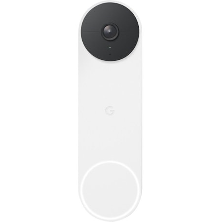 Google Nest 6-3/10 H x 1-4/5 W Battery Powered Video Doorbell White GA02268-US