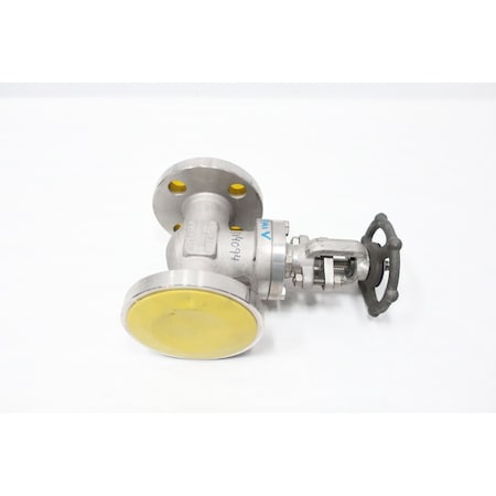 Bonney Forge MANUAL 300 STAINLESS FLANGED 1IN GLOBE VALVE L317L-NACE-LE