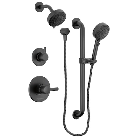 Peerless Precept Ada Shower And Hand Shower In Matte Black PTT24247-BL