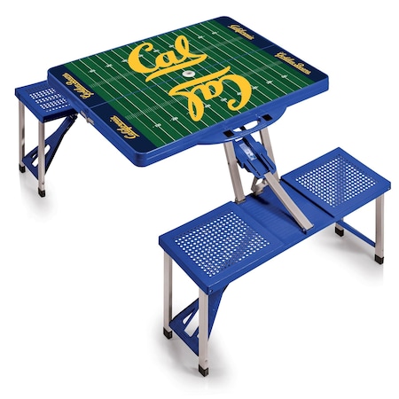 Picnic Time Family Of Brands Cal Bears - Football Field - Picnic Table Portable Folding Table 811-00-139-075-0