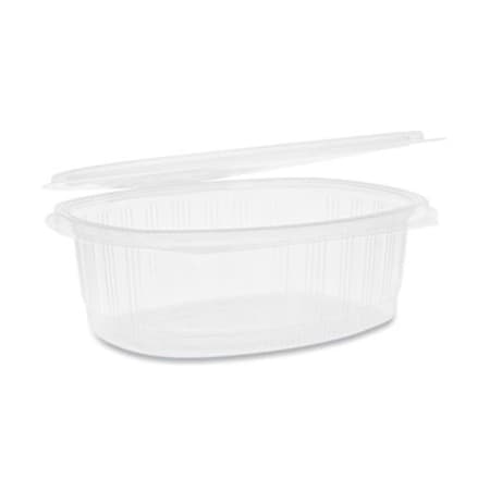 Pactiv PCT 48 oz EarthChoice PET Hinged Lid Deli Containers, Clear YCA910480000