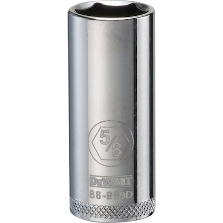 Dewalt Deep Socket, 5/8 Drive, 6 Pt DWMT88989OSP