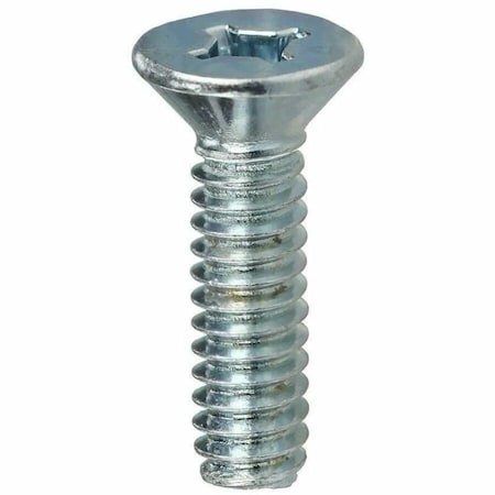 Dottie #6-32 x 2 in Combination Phillips/Square Flat Machine Screw, Zinc Plated Carbon Steel, 100 PK FMDD6322