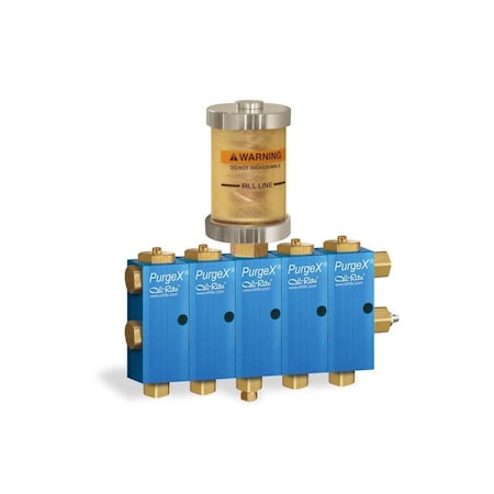 Oil-Rite PurgeX for Grease Dispensing - Integral Reservoir - Air Operated - 4 B3325-404