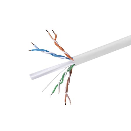 Monoprice Cat6 Ethernet Bulk Cable - Solid_ 550MHz_ UTP_ CMR_ Riser Rated_ Pure 41364
