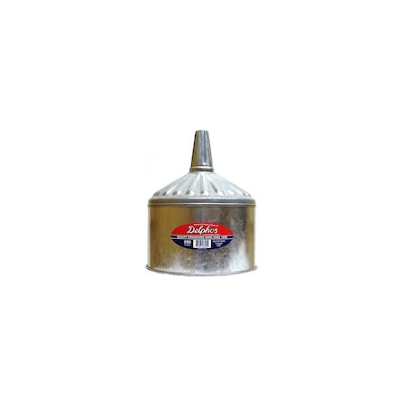 S & K Products Funnel, 8-Qt. Silver Metallic 590