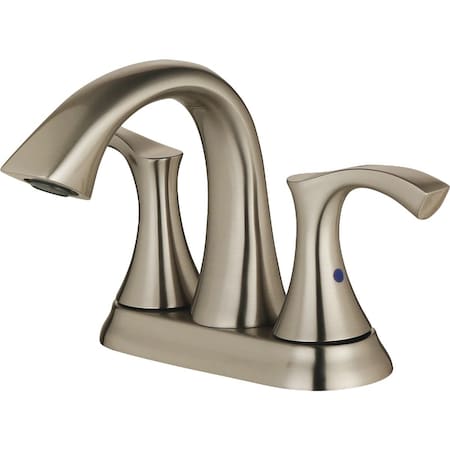 Cmi Compass Manufacturing 3270BN Brookfield Brushed Nickel 2-Handle Bathroom Faucet With Popup 192-8276